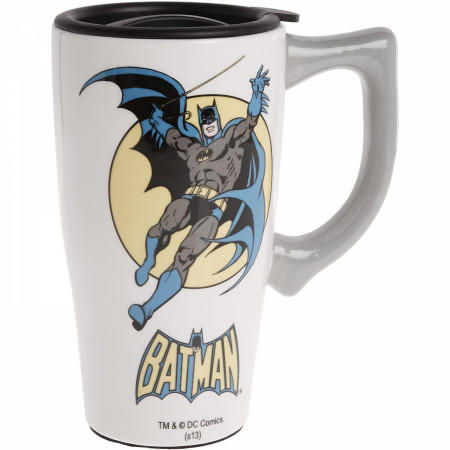 Batman Classic Comic Art 18oz Ceramic Travel Mug